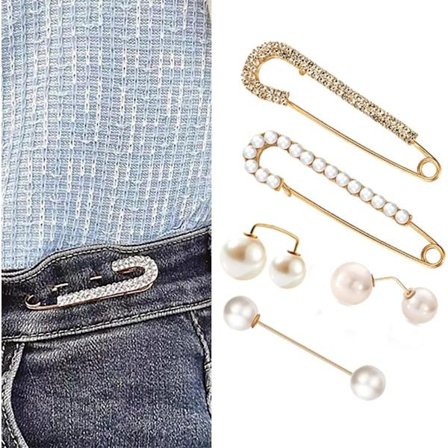 Stilfulla pärlbroscher, tröjsjalar och pärlhårspännen – eleganta och fashionabla, som förstärker din övergripande look.