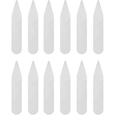 300 kpl 8 * 1 cm kaulus, ei muodonmuutoksia, läpinäkyvä paidan kauluslisäke, paidan kauluslisäketarvikkeet