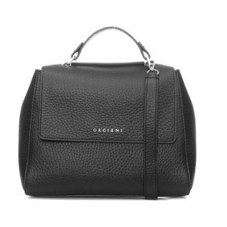 Orciani, Handbag B01999 SOF 22 Zwart, Dames, Maat:ONE Size