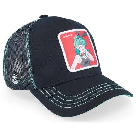 Capslab - Schwarz trucker Cap - Dragon Ball Bulma Black Trucker @ Hatstore