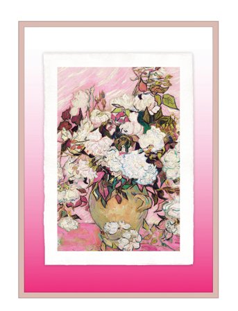 Incado | Artist Paper - Elementary Pastel Roses | 51.5X71.5CM x 71.5
