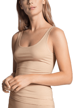 Calida Tank Top Natural Comfort 12175 Linnen Dam Beige L