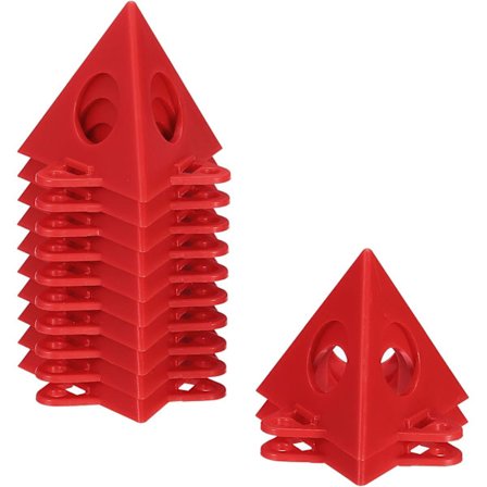 1 målningsställ, 12 påsar med ABS-plast mini koniska målningsställ