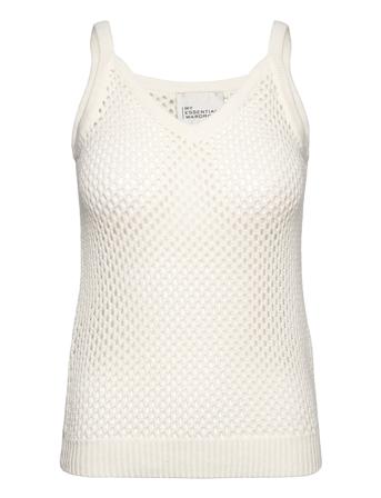 Avamw Knit Top White My Essential Wardrobe