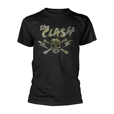 The Clash Grunge Skull T Shirt Kläder