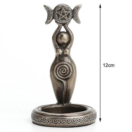 Déesse Figurine Photophore Bougeoir Aromathérapie Sculpture Décoration