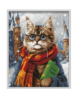 Paint By Numbers Magins skola - WizardiArt