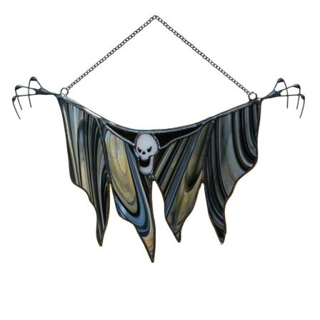 Halloween Horror Ghost Tracery Akryl Tracery Svart (1 Stycke)