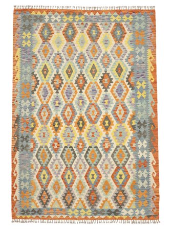 Kilim Afghan Old Style Rug Oriental (Wool, Afghanistan)