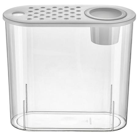 Plastfiske Akvarium Husholdning Liten Fiskeoppdrettsboks Plast Gullfisk Tank HjemmedekorasjonTranspa Transparent 32x28.5cm