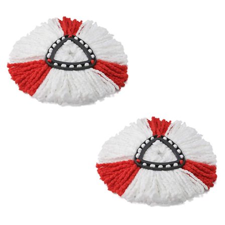 Udskiftningsmoppehoveder, mikrofibermoppe til O-Cedar 360 drejemoppe