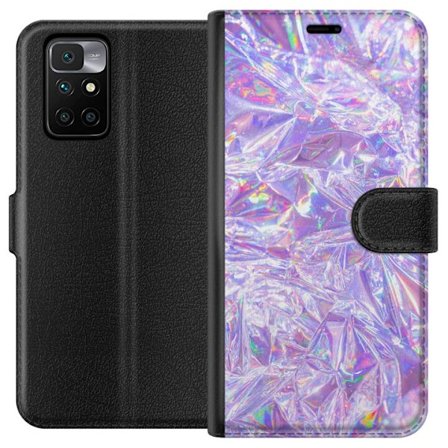 Kompatibel Tegnebogsetui til Xiaomi Redmi 10 Holografiske Diamanter