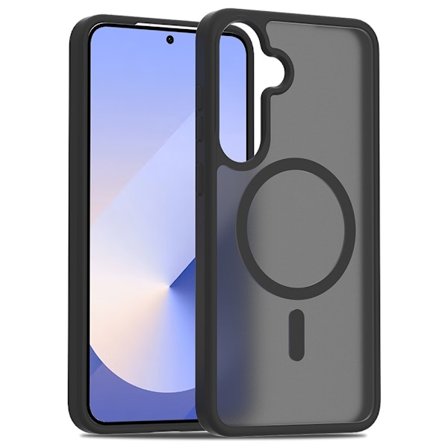 SKALO Samsung S25+ Skin-touch Hybrid Skal - Svart