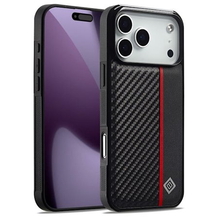 LC.IMEEKE iPhone 17 Pro Max Carbon Fiber Cover