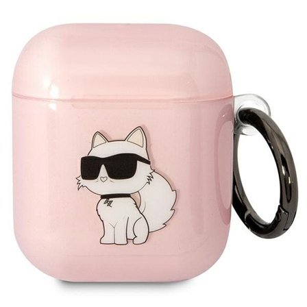 Karl Lagerfeld KLA2HNCHTCP Airpods 1/2 lock rosa/pink Ikonik Choupette