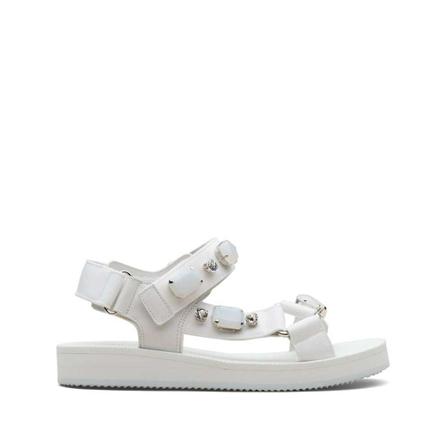 Car Shoe, Flat Sandals Biały, Kobieta, Rozmiar: 38 EU