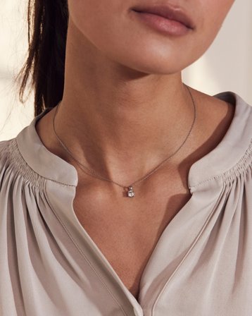 Edblad Leonore Necklace Steel Kolor srebrny Biżuteria Dziewczyna - Kids Brand Store