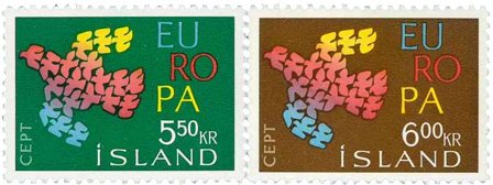 Island - AFA 355-356 - Postfrisk