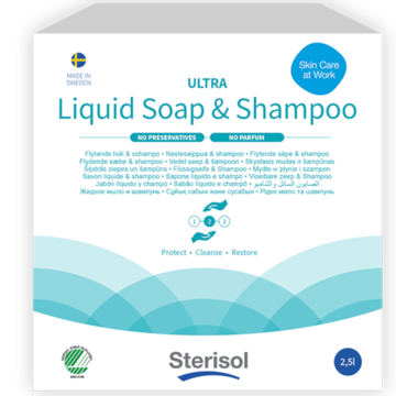 Dusjsåpe Sterisol Uparf. 2,5L