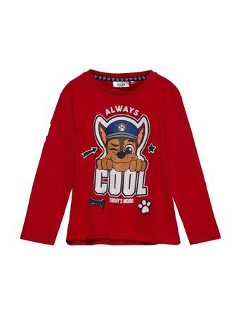Long-Sleeved T-Shirt T-shirts Long-sleeved T-shirts Röd Paw Patrol