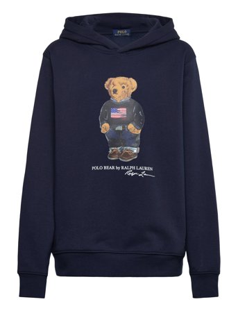 Ralph Lauren Kids Graphic Fleece-Knt-Sweatshirt - Navy - 163-174