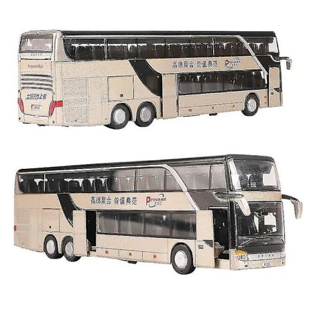 1/50 Setra Luksus Reisebuss Lekebil Diecast Miniatyrmodell Tilbake Trekk Lyd og Lys Pedagogisk Samling Gave Til Gutt Barn