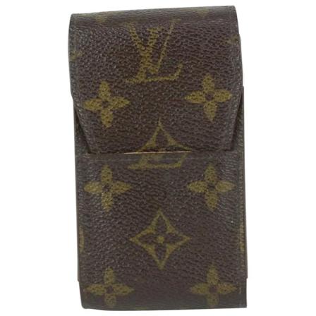 Louis Vuitton Vintage, Pre-owned Canvas louis-vuitton-bags Bruin, unisex, Maat:ONE Size