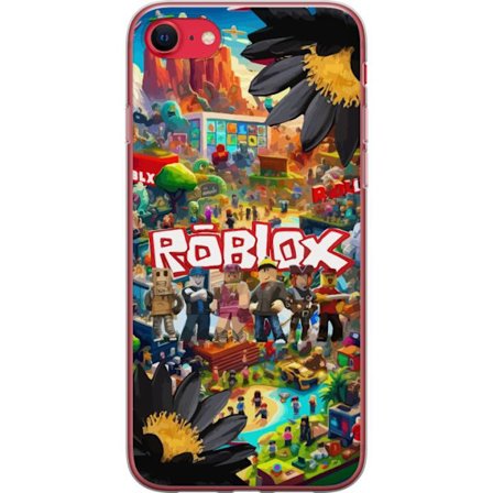 Kompatibelt Mobilskal till Apple Apple iPhone 8 Roblox äventyrsvärld full av figurer, färgstarka spelmiljöer och actionfyllda byggvärldar - popul