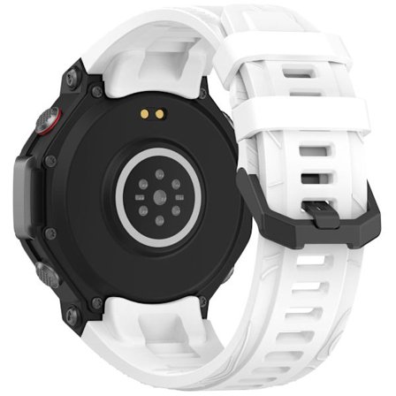 Huami Amazfit T-Rex 3 Silikonarmband för klocka Andningsbart mjukt armband - Vit
