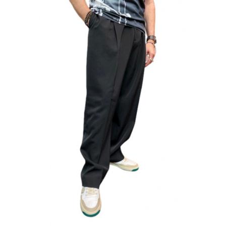 Paul Smith, Wide Trousers Zwart, Heren, Maat:W32