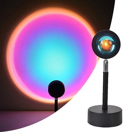 Sunset Light Projection Lednight Light ,180degree Rotation Sunset Lamp