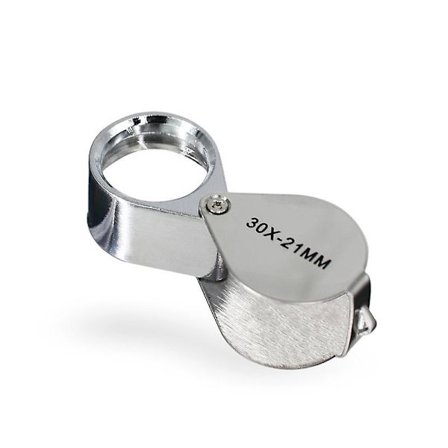 Jalokivikauppiaan suurennuslasi 30 X 21 mm lasinen korusuurennuslasi silmälinssi