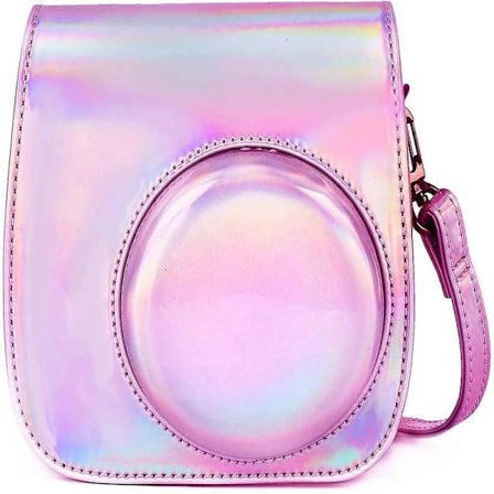 Kotelo Yhteensopiva Fujifilm Instax Mini 11:n Kanssa, Suojakotelo Valmistettu Pehmeästä Synteettisestä Nahasta Olkahihnalla