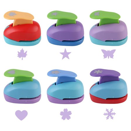 6-delad hantverkshålslag, hantverksformhålslag, hantverkshålslag, klippbok, hantverksprojekt, 6 former