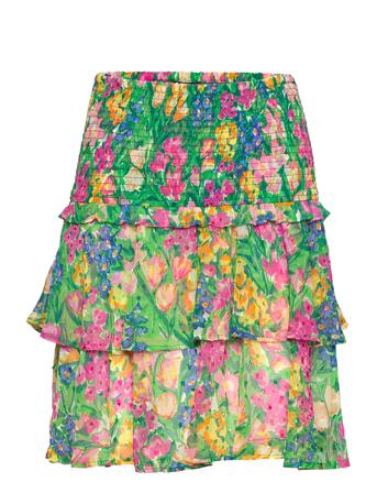 Skirt Gabbie Kort Skjørt Multi/mønstret Lindex