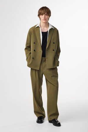 NN.07 Justin 10002 Pant Male Green Certified Wool
