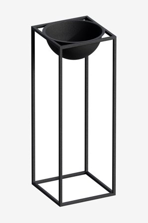 Hanah Home - Koristeellinen ruukku-Salmon - Musta - Ruukut & maljakot - - Homeroom