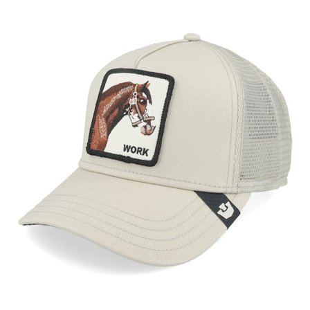 Goorin - Beige trucker Cap - Work Horse Grit Scout A-Frame Trucker @ Hatstore