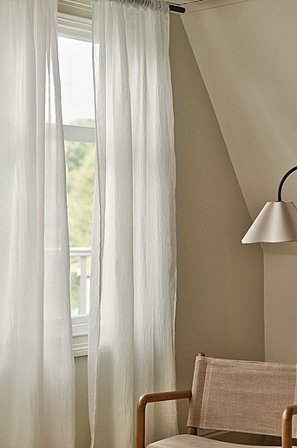 Jotex - Multifunctioneel Gordijn 2-pak Wit Wit - LAYER - Koop Multifunctionele gordijnen bij Jotex