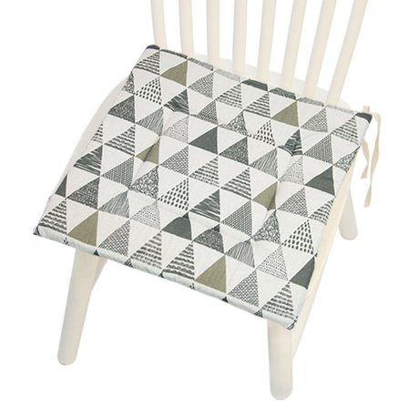 Tryckt fyrkantig sittdyna i polyesterlinne, tjock sittdyna, cirkulär dyna för burspråk, hushållsdyna i japansk stil för stussen