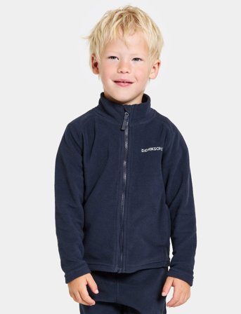 Didriksons Monte Kids' Full-Zip - Navy - 110
