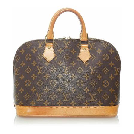 Louis Vuitton Vintage, Pre-owned Bag Bruin, Dames, Maat:ONE Size,leather