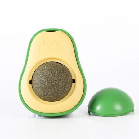 Avokado kattemynter katte leker vegg ball roterbar naturlig myntekuler sunn spiselig slikke baller