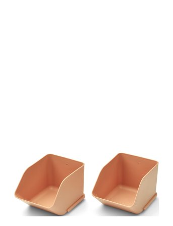 Liewood Rosemary Desktop Organizer S 2-Pack - Orange - ONE SIZE