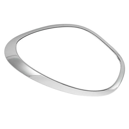 51139801574 Højre forreste forlygteringsramme Dekoration passer til Mini R60 Countryman 2016 2015 2014 2013 Silver