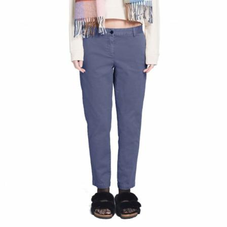 White Sand, Straight Trousers Blauw, Dames, Maat:L