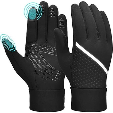 Lasten talviurheilupyöräilyhanskat, lämpimät fleece-vuoraukset