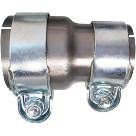 Röranslutning Avgasrörsklämma 45 mm till 50 mm Reduceringsband Avgasrör Rostfritt Stål Dubbel Avgasrörsklämma Hylsanslutning