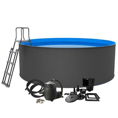 Swim & Fun Santorini Poolpaket Ø3,6 x 1,2 m, 10 800 L, Pooler & utebad