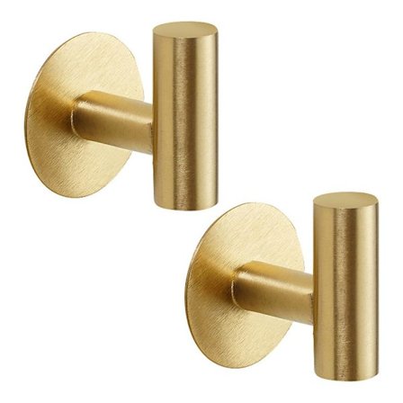 Rostfritt stål hålfri krok Badrum Enkel krok